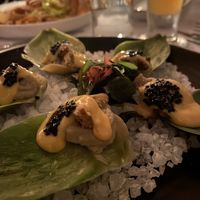 Artichoke Oysters  at Crossroads Kitchen in Los Angeles