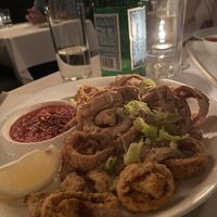 Calamari   at Crossroads Kitchen in Los Angeles