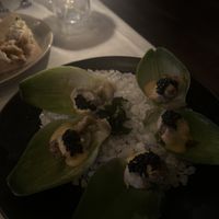 Artichoke oysters  at Crossroads Kitchen in Los Angeles