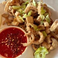 Calamari at Crossroads Kitchen in Los Angeles