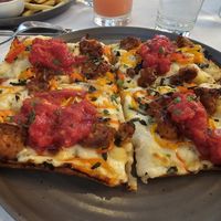 Spicy Sicilian (Not crazy spicy don't worry) at Crossroads Kitchen in Los Angeles