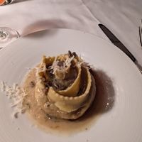 Squash stuffed pappardelle at Crossroads Kitchen in Los Angeles