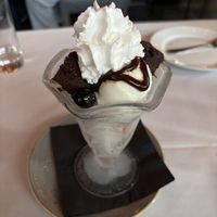 Brownie Sundae  at Crossroads Kitchen in Los Angeles