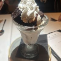 Brownie sundae   at Crossroads Kitchen in Los Angeles