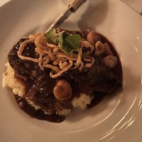 Eggplant short rib  at Crossroads Kitchen in Los Angeles