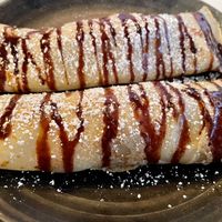 Banana crème crepes special   at Crossroads Kitchen in Los Angeles