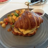 Croissant Sandwich  at Crossroads Kitchen in Los Angeles