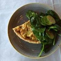 Quiche at Crossroads Kitchen in Los Angeles