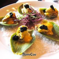 Artichoke oysters at Crossroads Kitchen in Los Angeles