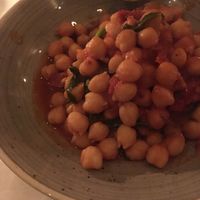 Spiced chickpeas at Crossroads Kitchen in Los Angeles