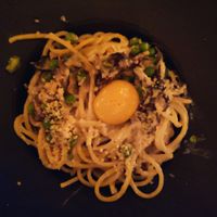 Carbonara pastas at Crossroads Kitchen in Los Angeles