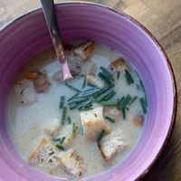 Sellerie Suppe  #Veganuary at Cafe Harvest in Vienna