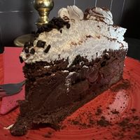 Chocolate pie   at Cafe Harvest in Vienna