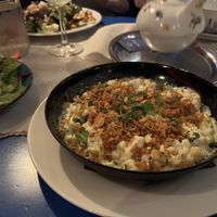 Kasnockerl mit Salat  at Cafe Harvest in Vienna