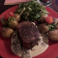 Juicy marbles vilet mignon  at Cafe Harvest in Vienna