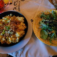 Kasnockerln at Cafe Harvest in Vienna