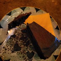 Sachertorte at Cafe Harvest in Vienna
