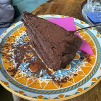 Vegane Sachertorte  at Cafe Harvest in Vienna