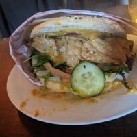 Chicky sandwich at Cafe Harvest in Vienna