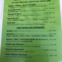 Wine   at Cafe Harvest in Vienna