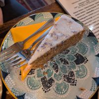 carrot cake at Cafe Harvest in Vienna