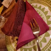 Chocolate cake (vg) at Cafe Harvest in Vienna
