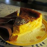 Topfentorte at Cafe Harvest in Vienna