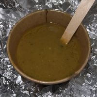 Lentil soup (tasted like Dahl)  at Cafe Harvest in Vienna