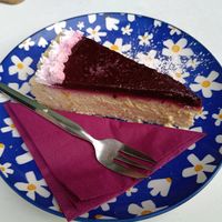 "Topfen - Beeren" Torte at Cafe Harvest in Vienna