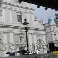 A really nice view from Harvest window at Cafe Harvest in Vienna