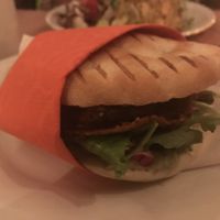 Seitan kebab at Cafe Harvest in Vienna