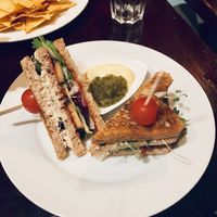 Hummus sandwich  at Cafe Harvest in Vienna