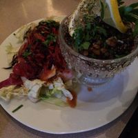 Lentil salad at Cafe Harvest in Vienna