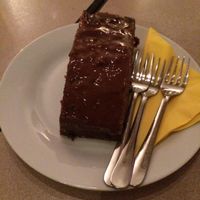 Chocolate and chili cake at Cafe Harvest in Vienna