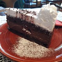 Cherry cake at Cafe Harvest in Vienna