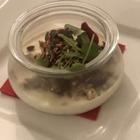 Dessert lime posset   at Ravintola Brahe in Hameenlinna