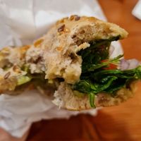 Baguette vegan at PMI - Beercode Kitchen & Bar - Concourse B in Mallorca