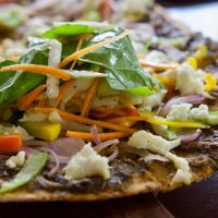 Sage Organics Restuarant Veg Pizza - super yummy!  at Sage Organics in Chesapeake