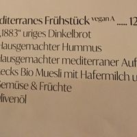 Vegan breakfast  at Café Reck in Ravensburg