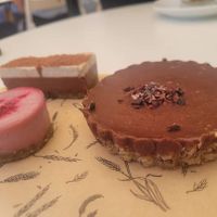 Mini raw cakes at Mor And More in Givat Hashlosha