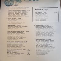 Menu  at Mood Sensorial Restaurant in Escaldes-engordany