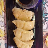 Vegan gyoza at Ramen Shifu - Mesa y López in Gran Canaria