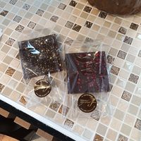 Pistachio and raspberry chocolate at Luado Chocolate - Magazin Poarta Schei in Brasov