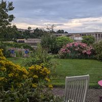 View from sitting room at Loaf BnB in Berwick-upon-tweed