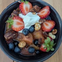 Fruit bowl breakfast at Loaf BnB in Berwick-upon-tweed