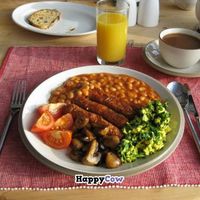 The 'full veggie' breakfast. Delicious! at Loaf BnB in Berwick-upon-tweed