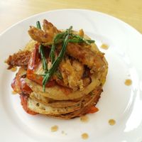 Sweet pancakes at Loaf BnB in Berwick-upon-tweed