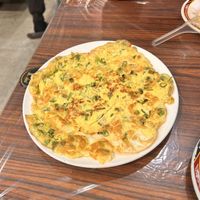 Vegetarian egg omlette  at Famous Hotel Famous Restaurant - 名勝大飯店-名勝風味餐館 in Yuchi