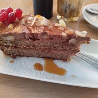 Vegan almond cake at Marks in Vienna