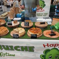 Quiches at Happy Sprout Kitchen in Gloucester